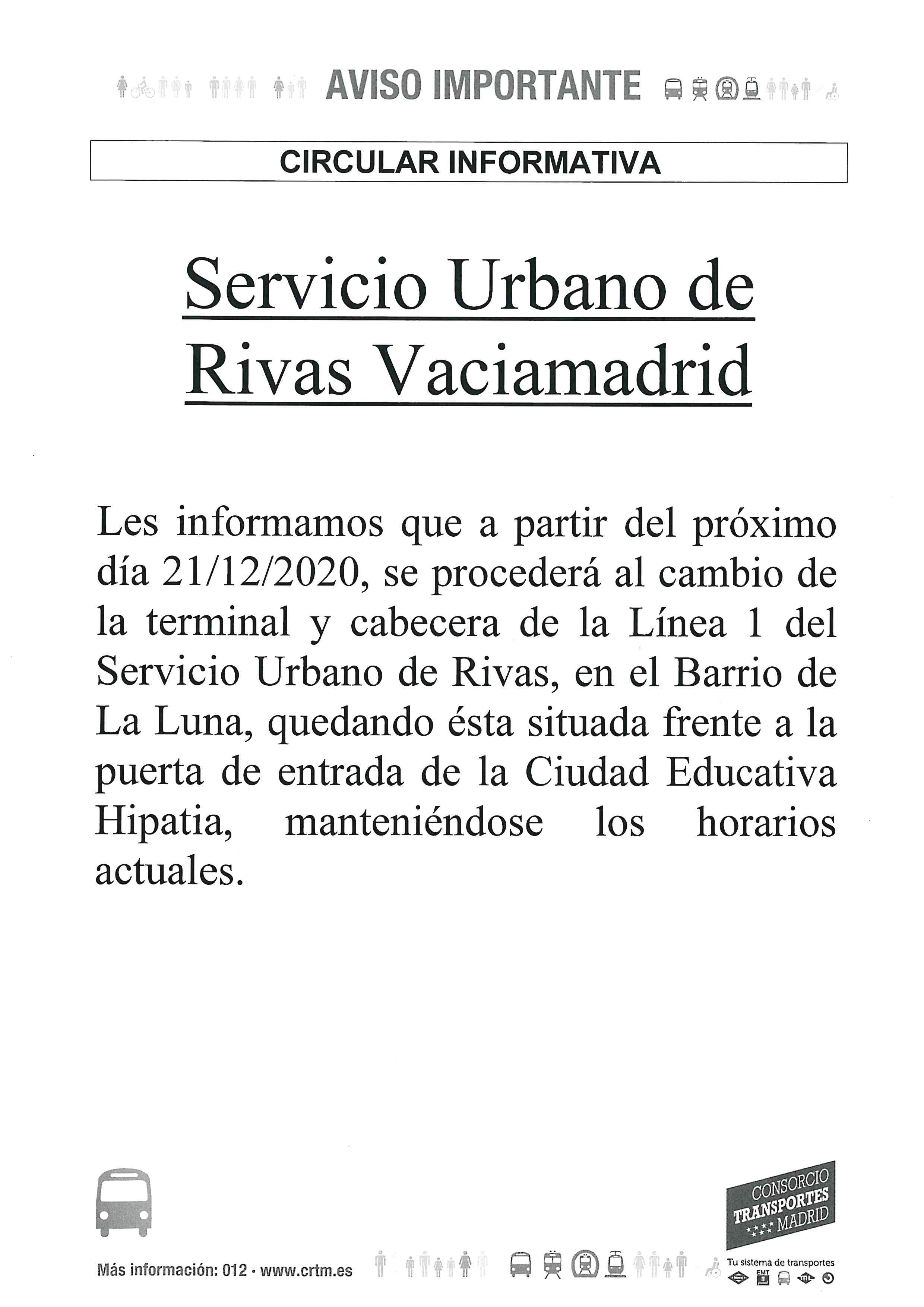 3- SERVICIO URBANO RIVAS VACIAMADRID